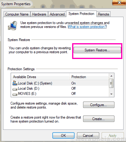 Відновити перевірку драйверів, виявлене порушення Windows 10