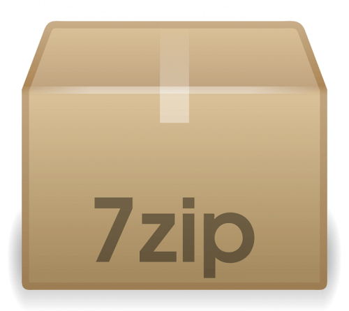 파일 축소 도구 7zip