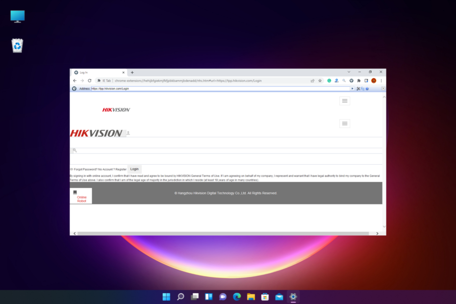 browserul dvs. nu este acceptat Hikvision