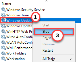 Windows Update Stop Pysäytä