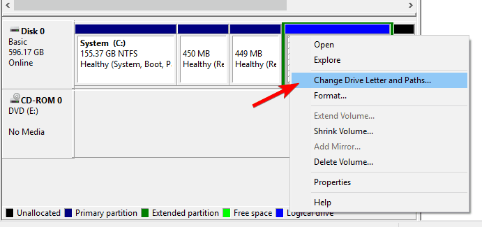 Външен твърд диск не е разпознат Windows 10