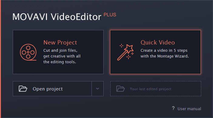 Movavi Video Editor Plus فيديو سريع