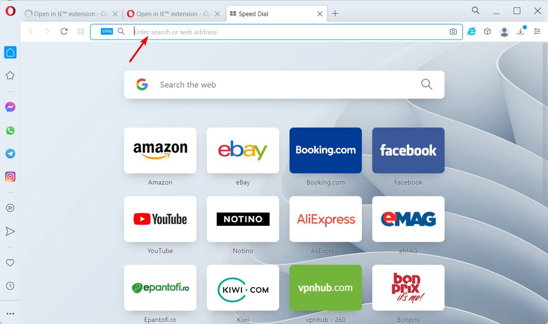 opera-search najboljši spletni brskalnik za hikvision