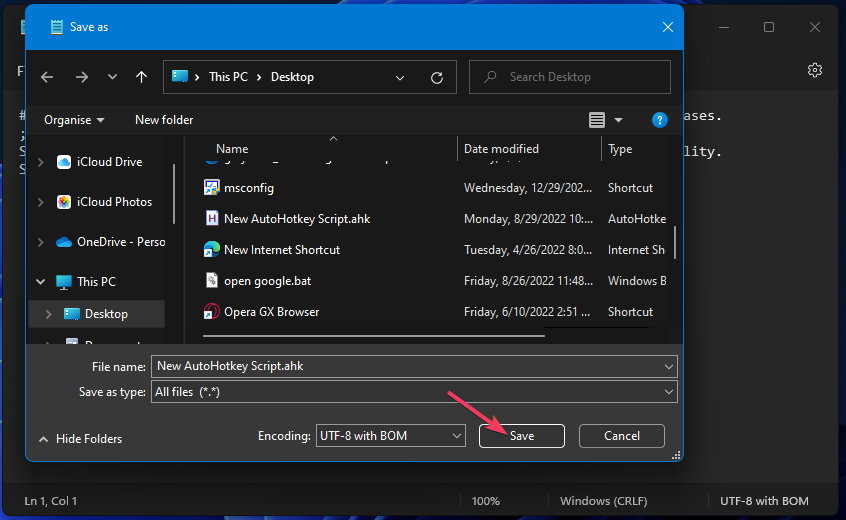 Uložiť tlačidlo makrá klávesnice systému Windows 11