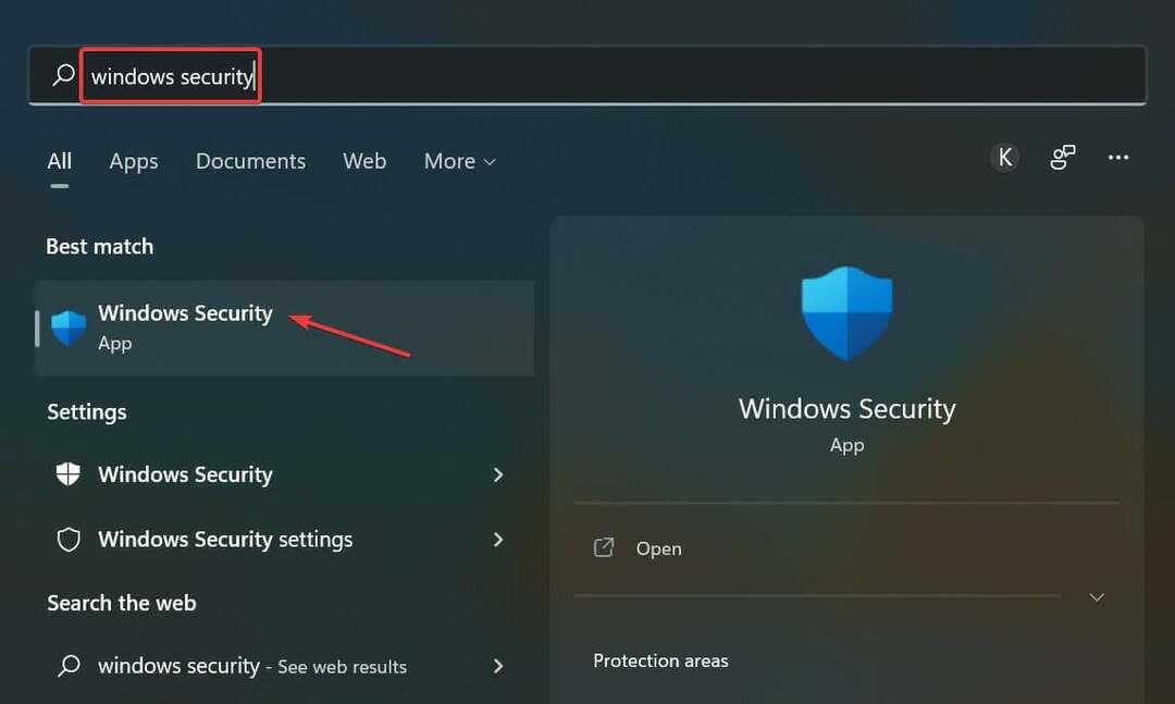ความปลอดภัยของ Windows เพื่อแก้ไข windows 11 ที่ไดรเวอร์ไม่สามารถโหลดบนอุปกรณ์นี้ได้