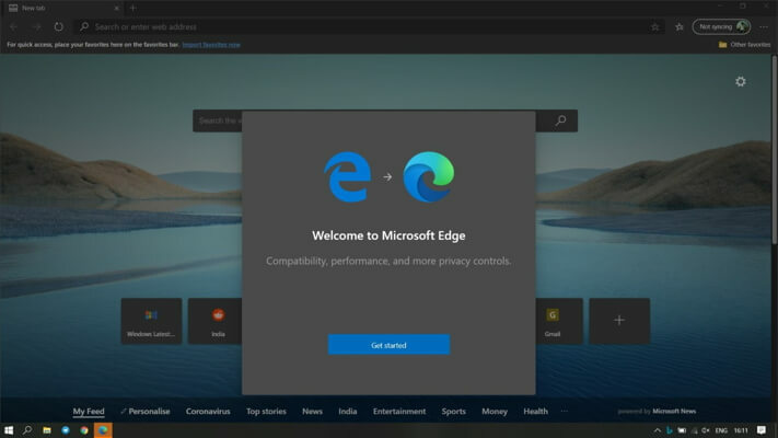 Installieren Sie den neuesten Edge-Browser