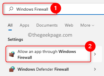 Windows Güvenlik Duvarı, Bir Uygulamaya Güvenlik Duvarı Üzerinden İzin Verme Min