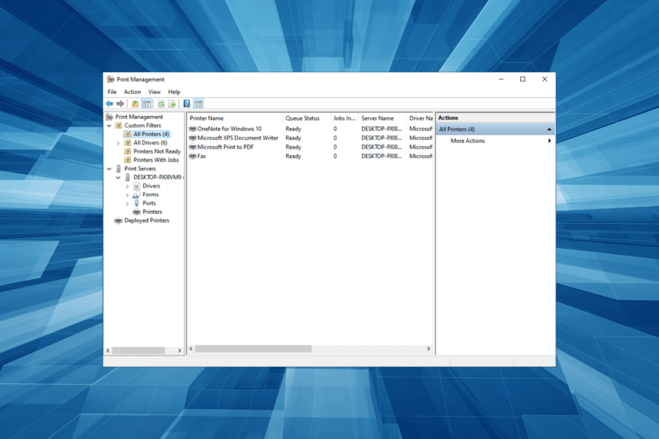 aflați cum să instalați gestionarea imprimării în Windows 11