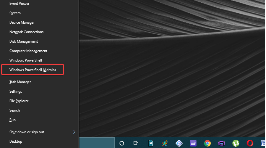 Windows + příkaz X