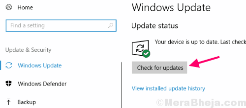 ตรวจสอบการอัปเดตเครื่องคิดเลข Windows 10 ไม่ทำงาน