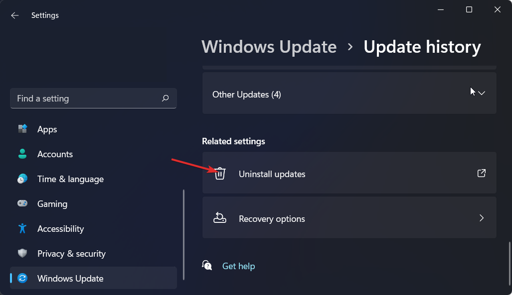atinstalēt-upd Windows 11 kļūda pēc atjaunināšanas