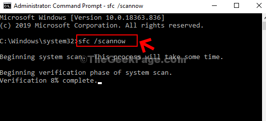 Parancssor: Run Sfc Scannow Command Enter