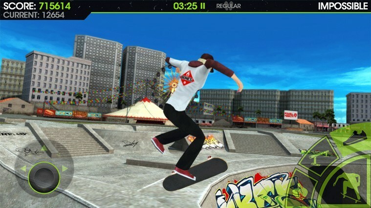 Skateboard Party 2 toob rulatamise lõbu Windows 8, 10 alla