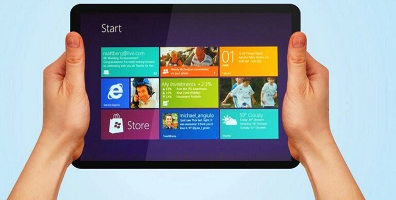 Windows 8, 10 태블릿 일본, 한국에서 인기