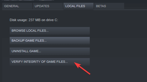 게임 파일의 무결성 확인 Steam 응용 프로그램로드 오류 5: 0000065434 Steam