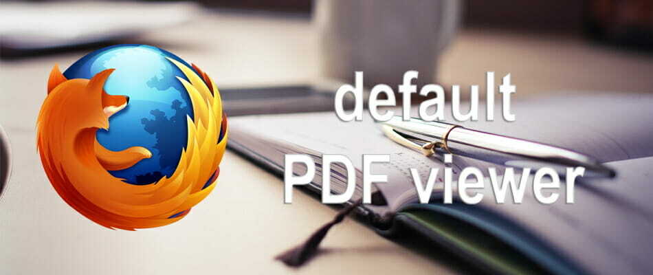 حدد Firefox كعارض PDF افتراضي