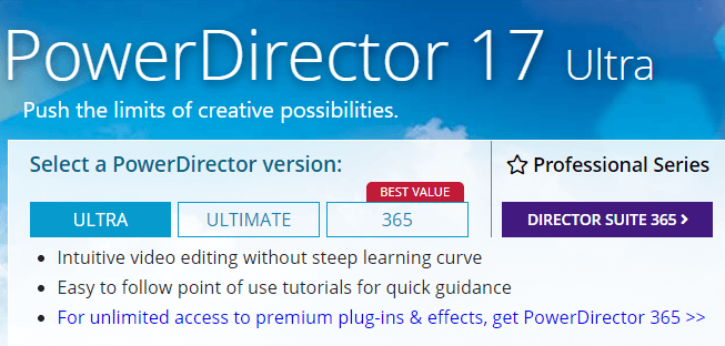 Power Director 17-Software