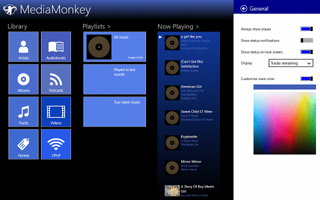 upravljanje-organiziranje-glasbene-video-zbirke-windows-8-media-opica-aplikacija (1)