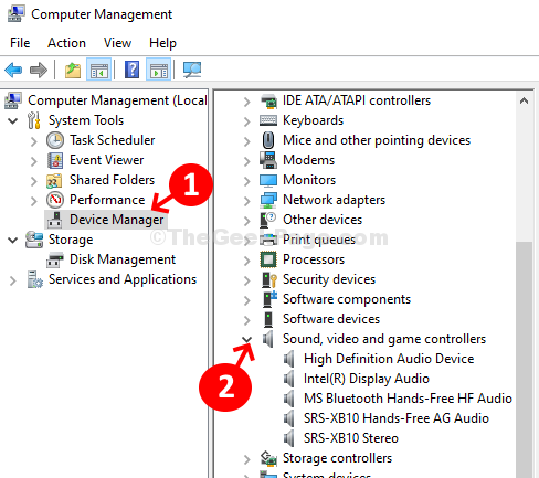 Device Management Device Manager Ljud-, video- och spelkontroller Expand