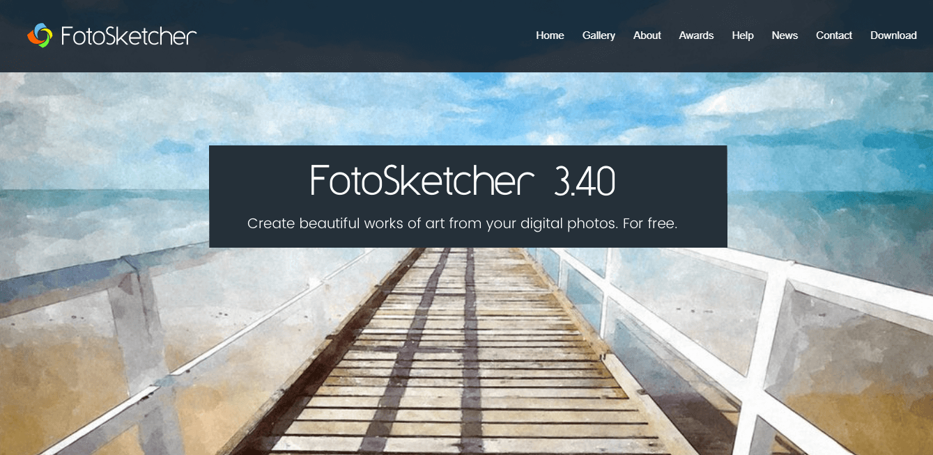FotoSketcher - תמונה לציור / תמונה לשרטוט