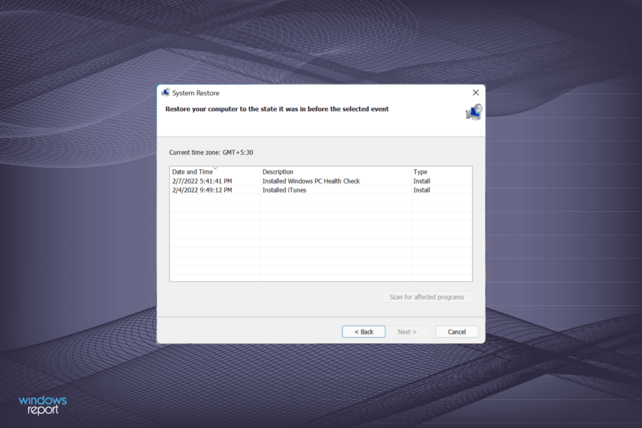 Systemwiederherstellung unter Windows 11 rückgängig machen