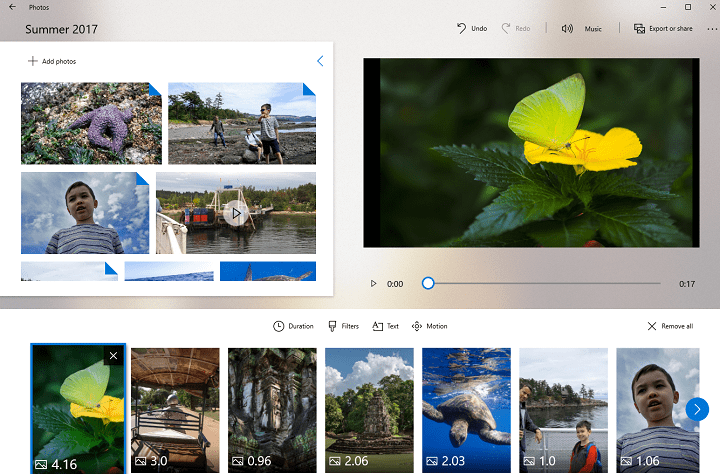 Windows 10 build 16193 แนะนำ Story Remix แอพ Photos ที่อัปเกรดแล้ว