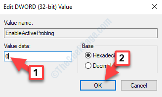 Uredi Dword (32 bit) Vrednost Vrednost Podatki 0 V redu