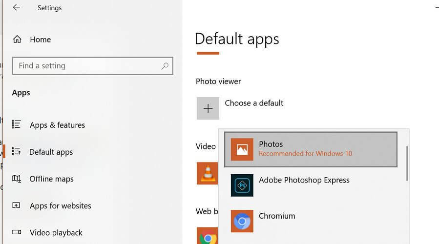 Aplikasi Windows 10 Foto tidak bergulir