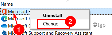 Perbaikan Microsoft Office Minimal