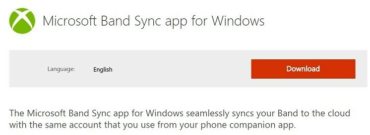 Lejupielādējiet bezmaksas Microsoft Band App darbvirsmai Windows 7, 8, 10