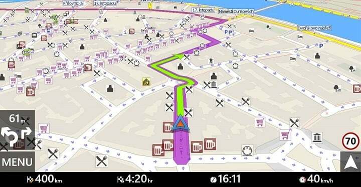 MapFactori GPS-navigeerimine
