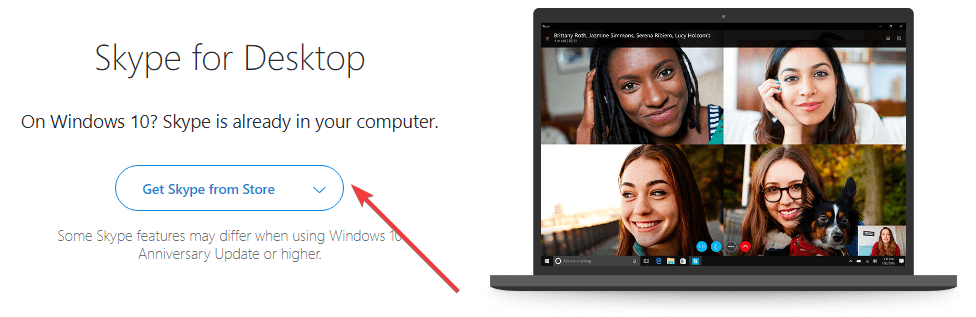 установить скайп windows 10