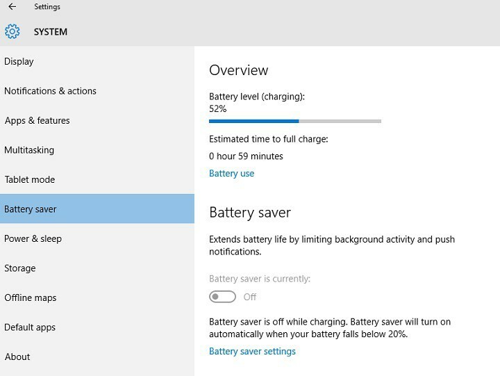 pil tasarrufu-windows-10