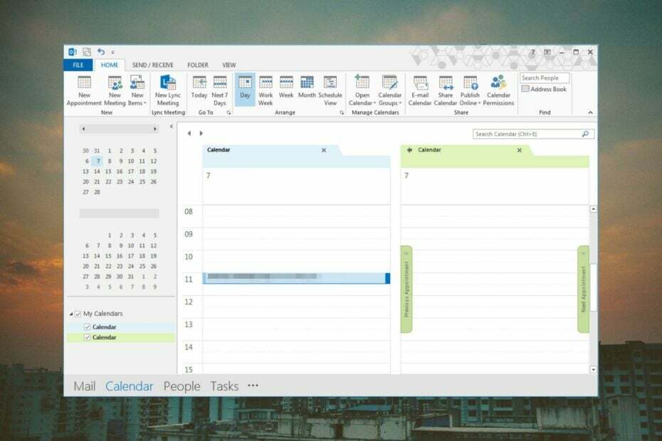 Ako ponechať vybraté kalendáre programu Outlook