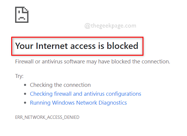 Teie Interneti-juurdepääs on blokeeritud 11zon