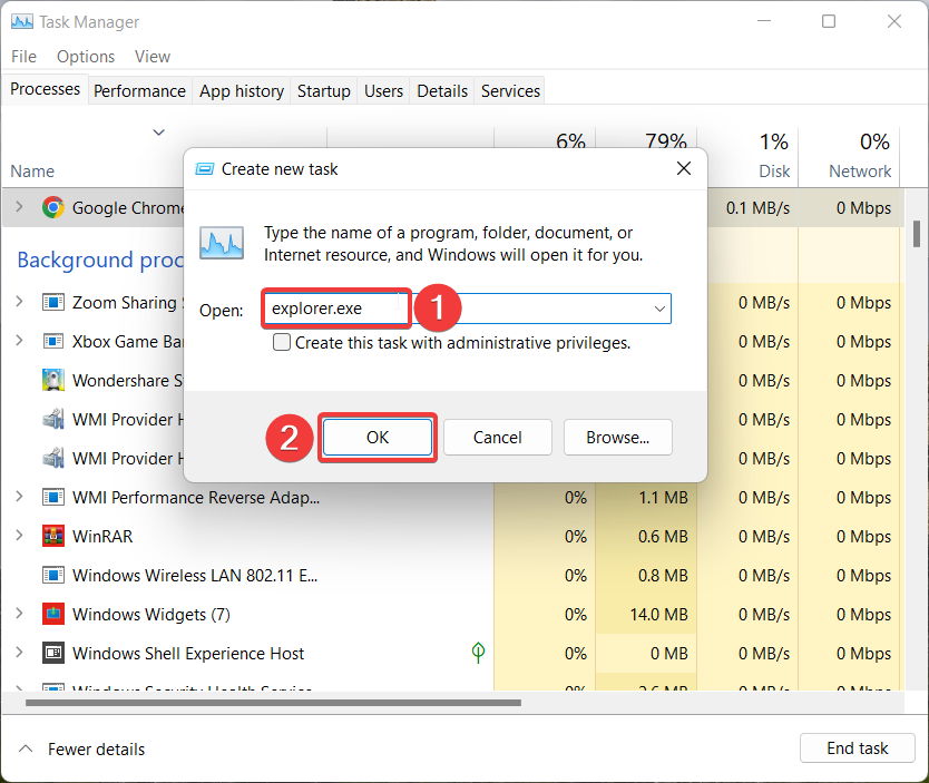 File Explorer svarer ikke Windows 11