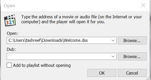 een DSS-bestand afspelen op Windows
