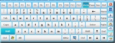 Quente - teclado virtual-