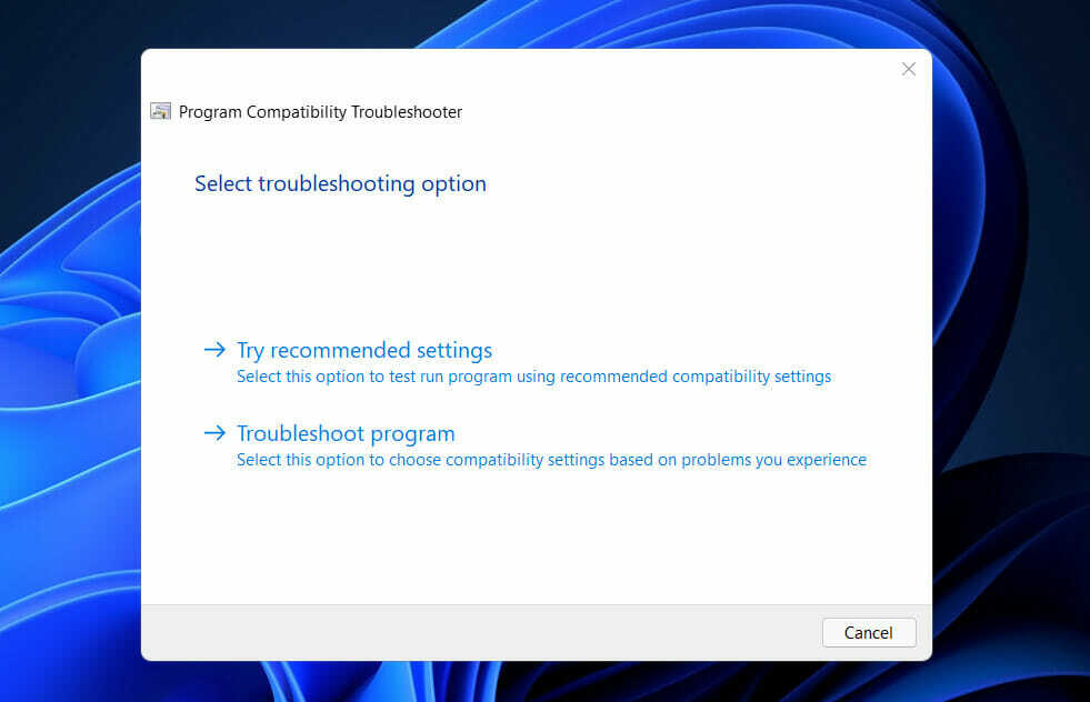 trikčių šalinimas-nuskaitymo parinktis Windows 11 skype stringa
