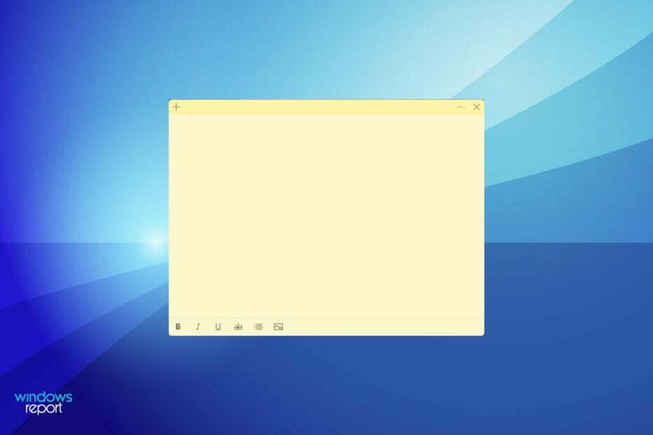 Windows 11에서 작동하지 않는 스티커 메모 수정