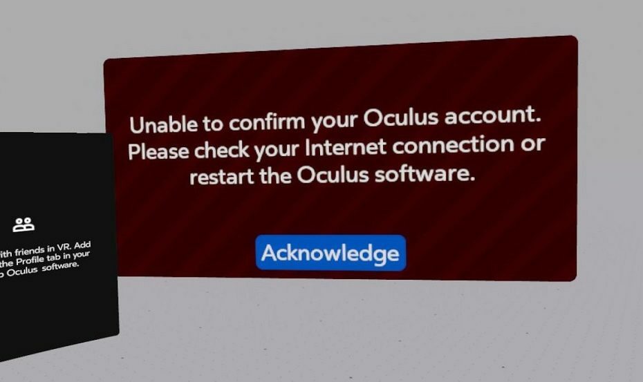 Oculus frissítési problémák