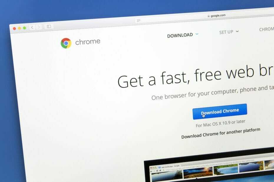 Google Chrome viser ikke de mest besøgte websteder