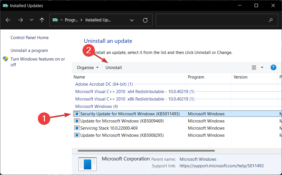 atinstalēšana-jaunākā Windows 11 kļūda pēc atjaunināšanas