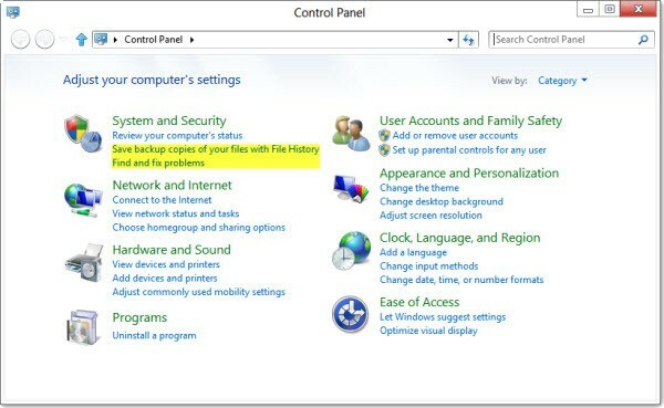 sauvegarder les paramètres de Windows 8.1