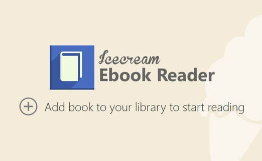 Eiscreme-E-Book-Reader kostenlos herunterladen