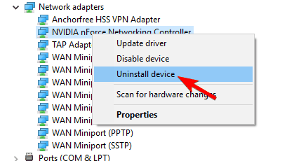 Širokopojasni modem ima problema s povezivanjem Windows 8