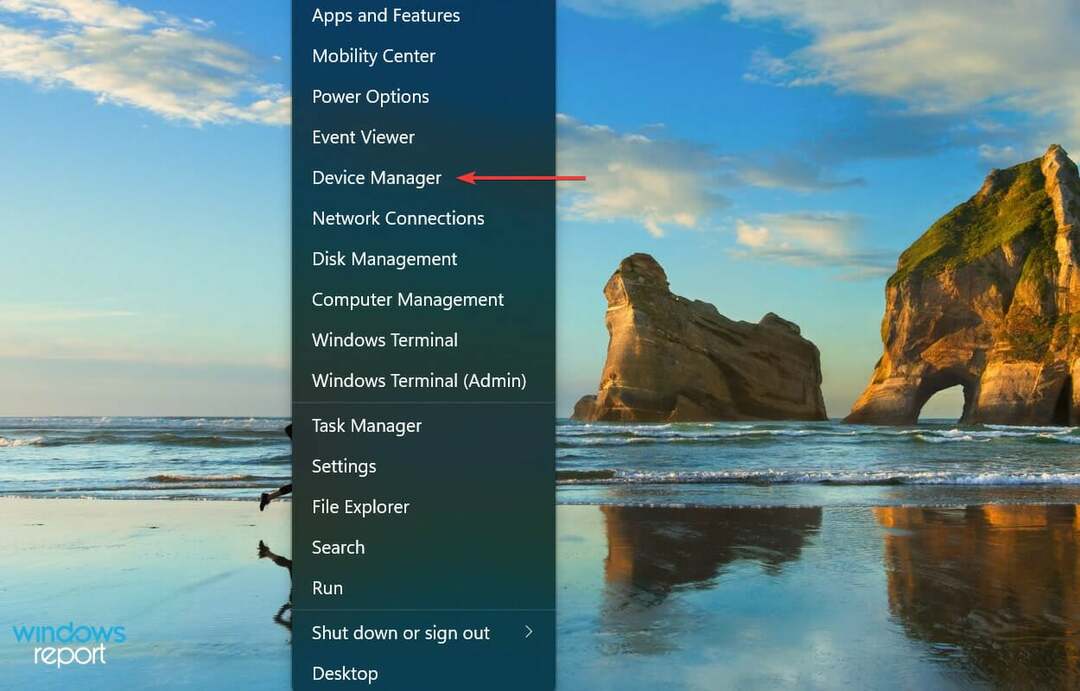 Lifecam studio Windows 11'i düzeltmek için Aygıt Yöneticisini açın