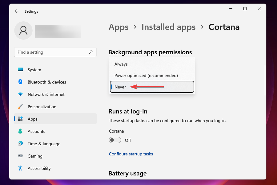 Wyłącz aplikacje działające w tle, aby naprawić przegrzanie w systemie Windows 11