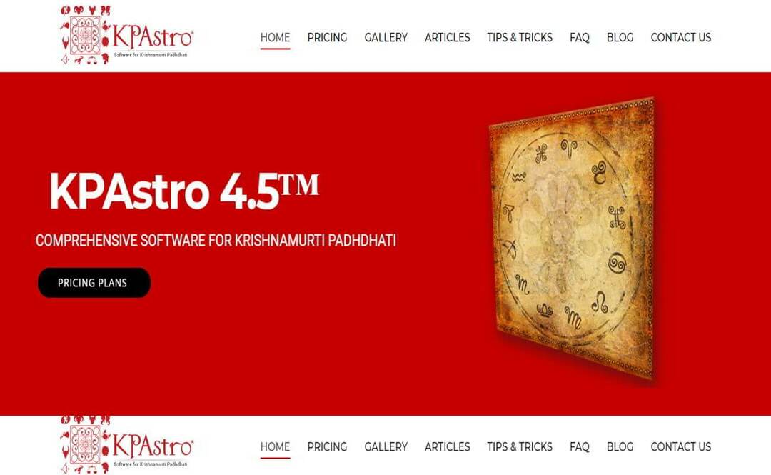 KP ASTRO 4.5 Nejlepší software pro KP Astrology