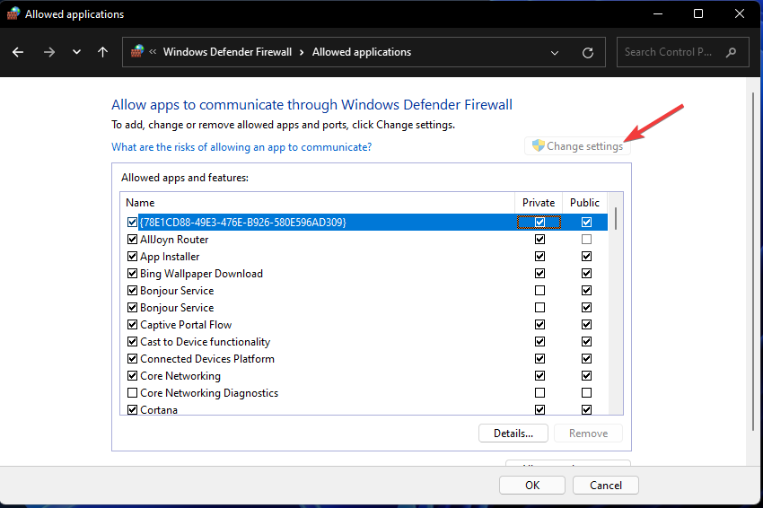 Cambiar el botón de configuración de la aplicación de correo de Windows 11 no funciona